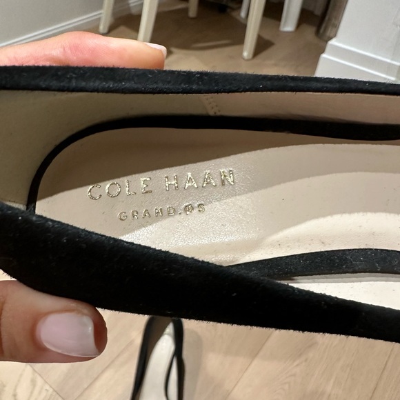 Cole Haan Suede block platform heels - Picture 3 of 6